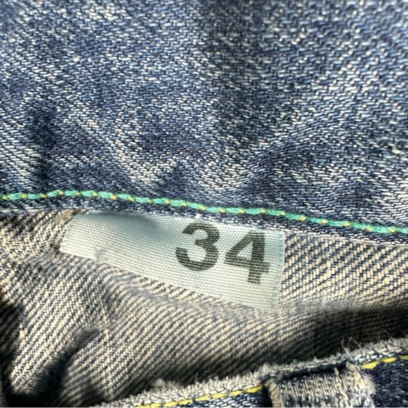 LOOMSTATE Men's New Organic Cotton Mission button fly Jeans Size 34 - Picture 12 of 13